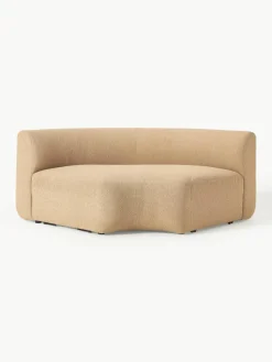 Ronde bouclé hoekmodule Sofia