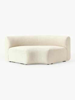 Ronde bouclé hoekmodule Sofia