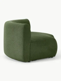 Ronde bouclé hoekmodule Sofia