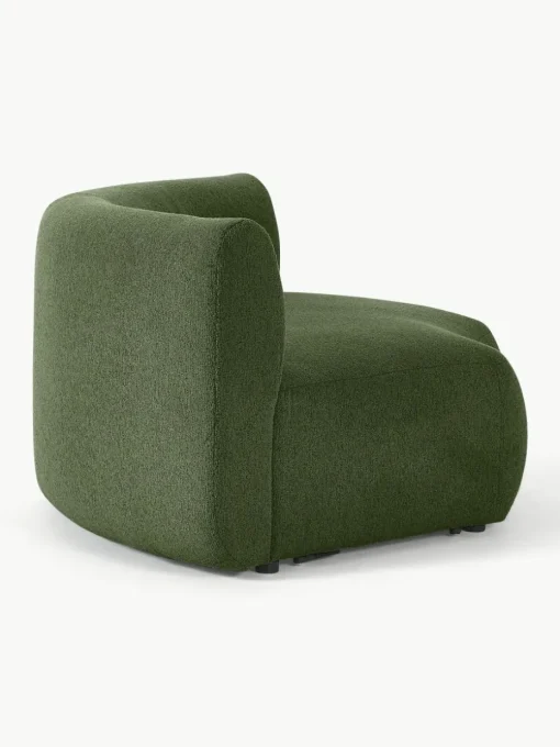 Ronde bouclé hoekmodule Sofia