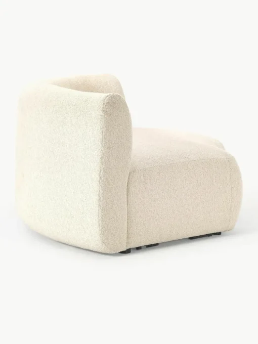 Ronde bouclé hoekmodule Sofia