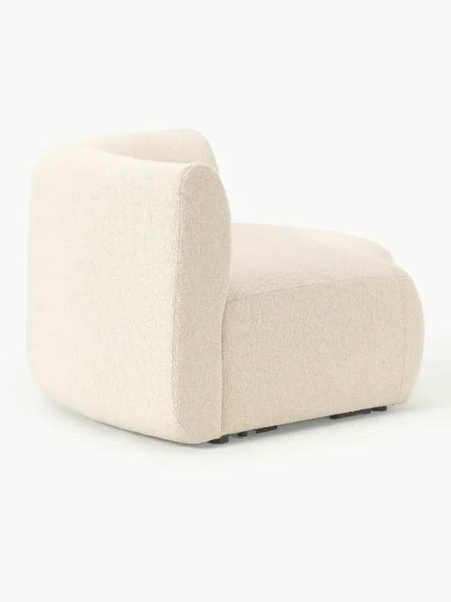 Ronde bouclé hoekmodule Sofia