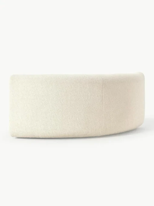 Ronde bouclé hoekmodule Sofia