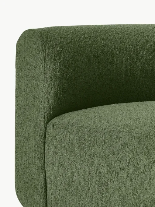 Ronde bouclé hoekmodule Sofia