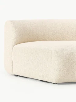 Ronde bouclé hoekmodule Sofia