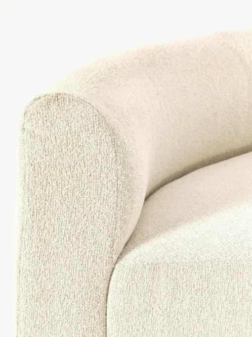 Ronde bouclé hoekmodule Sofia