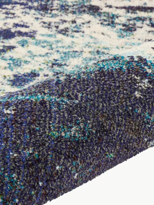 Ronde design laagpolig vloerkleed Celestial