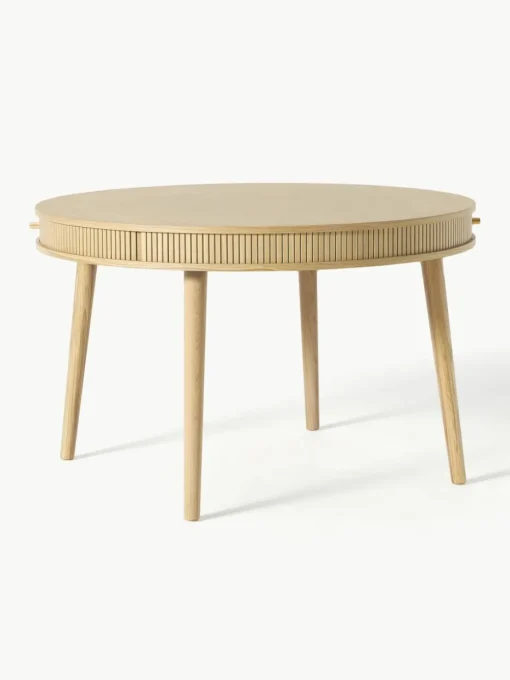 Ronde eettafel Calary met opbergruimte, Ø 120 cm
