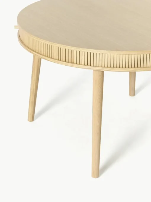 Ronde eettafel Calary met opbergruimte, Ø 120 cm