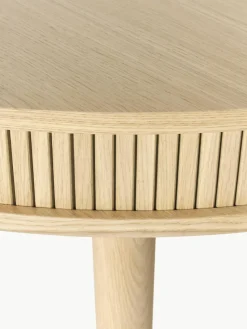 Ronde eettafel Calary met opbergruimte, Ø 120 cm