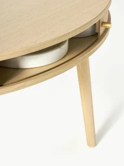 Ronde eettafel Calary met opbergruimte, Ø 120 cm