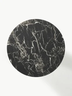 Ronde eettafel Disc in marmerlook, Ø 70 cm