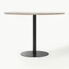 Ronde eettafel Harbour van zandsteen, Ø 105 cm