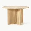 Ronde eettafel Jolka van eikenhout, Ø 120 cm