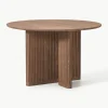 Ronde eettafel Jolka van eikenhout, Ø 120 cm