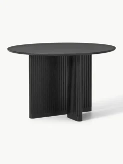 Ronde eettafel Jolka van eikenhout, Ø 120 cm