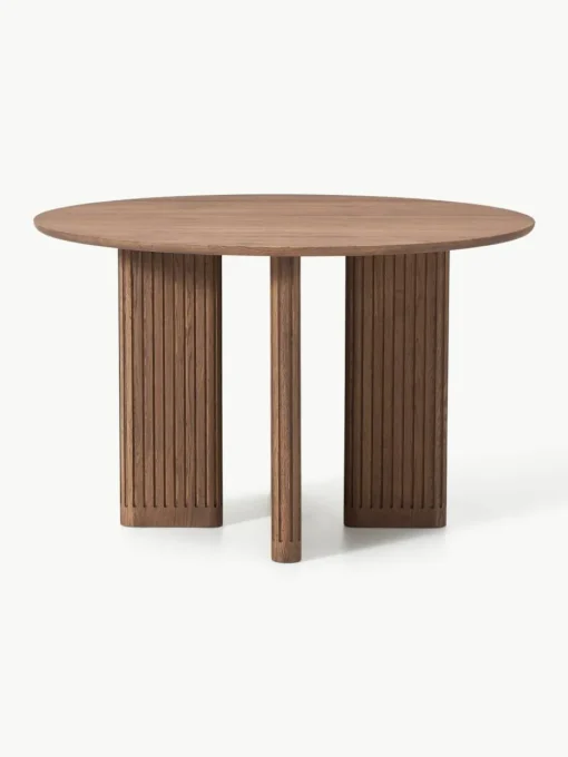 Ronde eettafel Jolka van eikenhout, Ø 120 cm