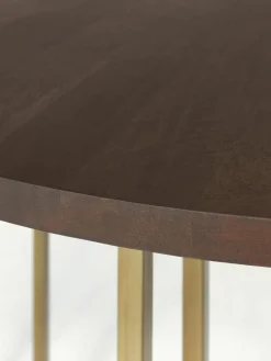 Ronde eettafel Luca van mangohout, in verschillende formaten