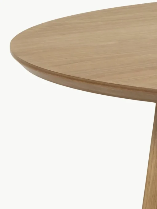 Ronde eettafel Malika uit berkenhout, Ø 120 cm