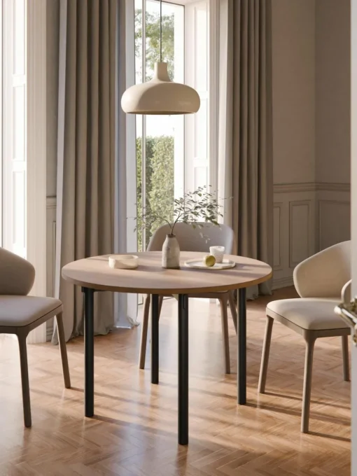 Ronde eettafel Mavi, Ø 110 cm