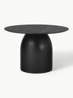 Ronde eettafel Nelly met marmeren tafelblad, Ø 115 cm
