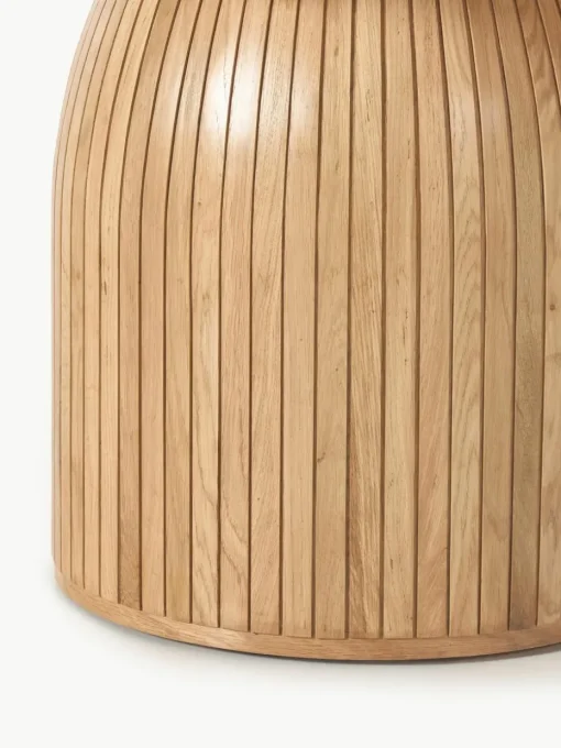 Ronde eettafel Nelly met groefstructuur, verschillende formaten