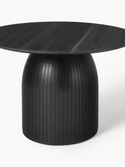 Ronde eettafel Nelly met marmeren tafelblad, Ø 115 cm