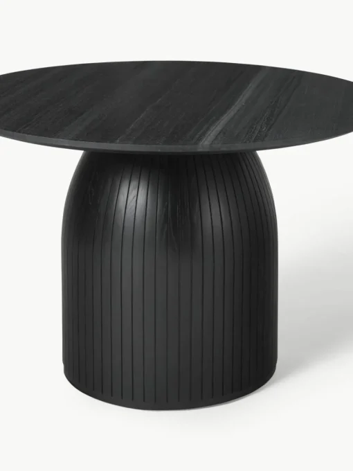 Ronde eettafel Nelly met marmeren tafelblad, Ø 115 cm