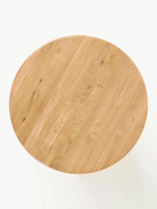 Ronde eettafel Nelly met groefstructuur, verschillende formaten