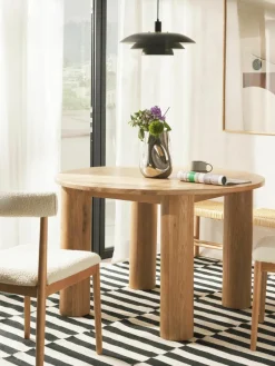 Ronde eettafel Ohana van eikenhout, Ø 120 cm