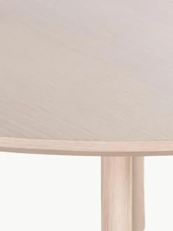 Ronde eettafel Yumi van eikenhout, Ø 115 cm