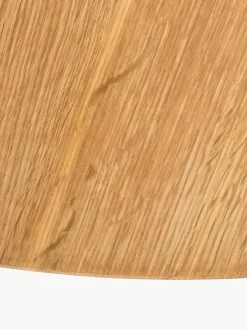 Ronde eettafel Yumi van eikenhout, Ø 115 cm