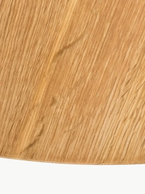 Ronde eettafel Yumi van eikenhout, Ø 115 cm