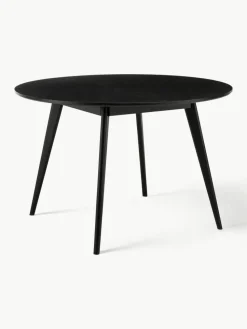 Ronde eettafel Yumi van rubberhout, Ø 115 cm