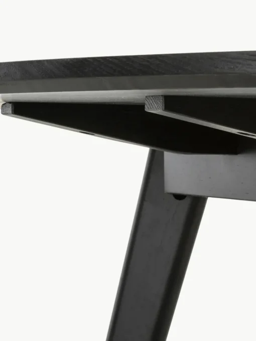 Ronde eettafel Yumi van rubberhout, Ø 115 cm