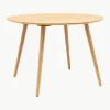 Ronde eikenhouten eettafel Hatfield, Ø 110 cm