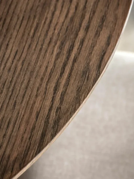 Ronde eikenhouten eettafel Hatfield, Ø 110 cm
