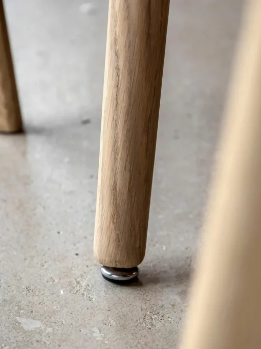 Ronde eikenhouten eettafel Hatfield, Ø 110 cm