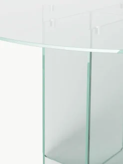 Ronde glazen eettafel Anouk, Ø 120 cm