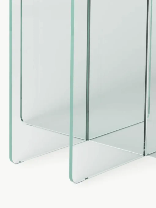 Ronde glazen eettafel Anouk, Ø 120 cm