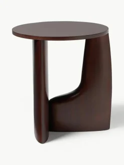 Ronde houten bijzettafel Miya