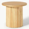 Ronde houten bijzettafel Nele