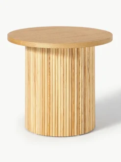 Ronde houten bijzettafel Nele
