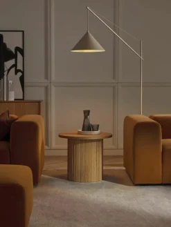 Ronde houten bijzettafel Nele
