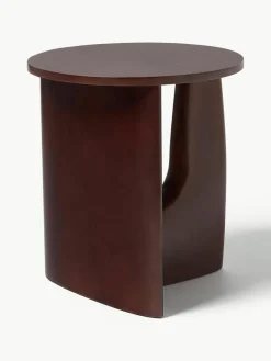 Ronde houten bijzettafel Miya