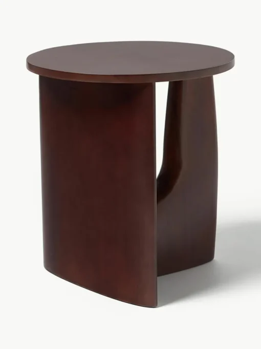 Ronde houten bijzettafel Miya