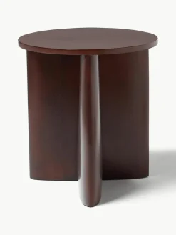 Ronde houten bijzettafel Miya