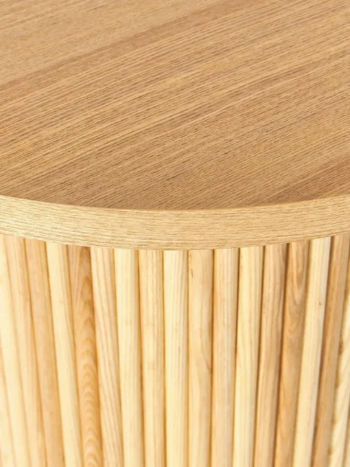 Ronde houten bijzettafel Nele