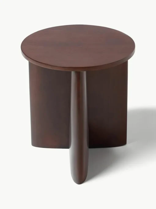 Ronde houten bijzettafel Miya
