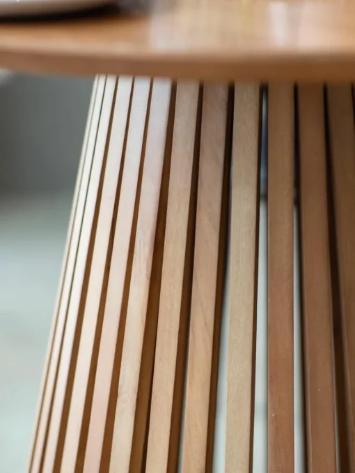 Ronde houten eettafel Brookland, Ø 90 cm